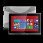 Sili-Cover til Lumia 2520 Tab - X-splat (Hvid)